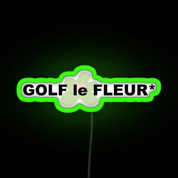 Golf Le Fleur Logo RGB Neon Sign