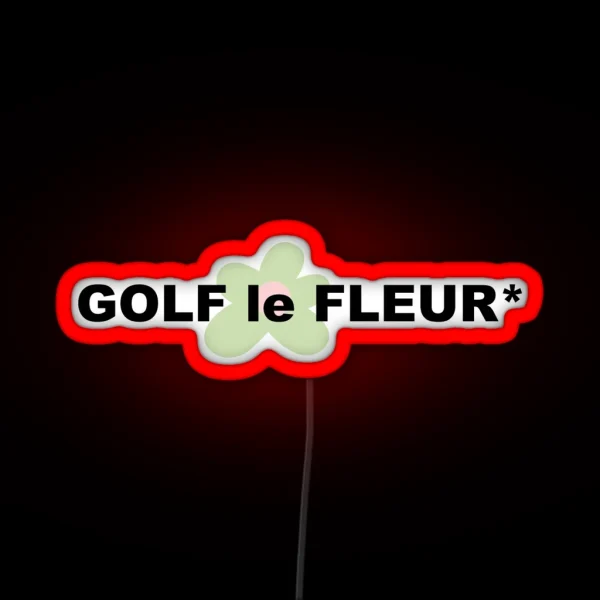 Golf Le Fleur Logo RGB Neon Sign