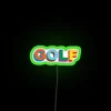 Vibrant Golf Wang RGB LED neon sign for modern homes.