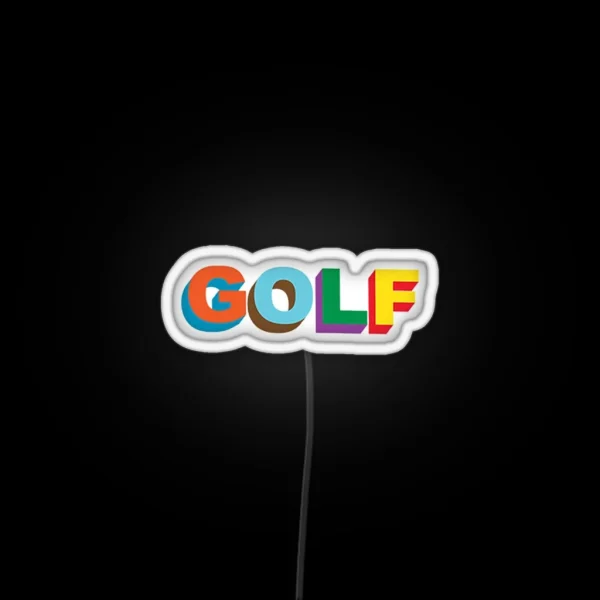 GOLF WANG RGB Neon Sign