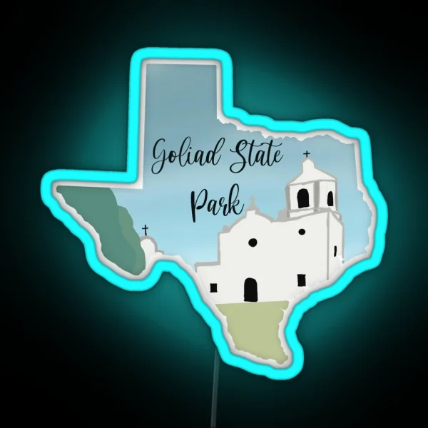 Goliad State Park RGB Neon Sign