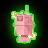 Unique Gonk Droid Inspired RGB Neon Sign Home Decor Artwork