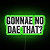 Authentic Glasgow slang inspired RGB neon sign for Scottish enthusiasts.