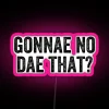 Vibrant RGB LED neon sign featuring iconic Glasgow Scottish slang phrase