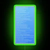 Uplifting Good Days Quote in Vibrant Colorful Neon Light Sign Decor