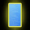 RGB Color Changing Good Days Inspirational Lyric Neon Wall Sign