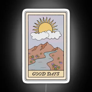 Good Days Sza Tarot Card RGB Neon Sign