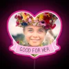 RGB LED Neon Sign for Home Decor with Feminine Personalized Message