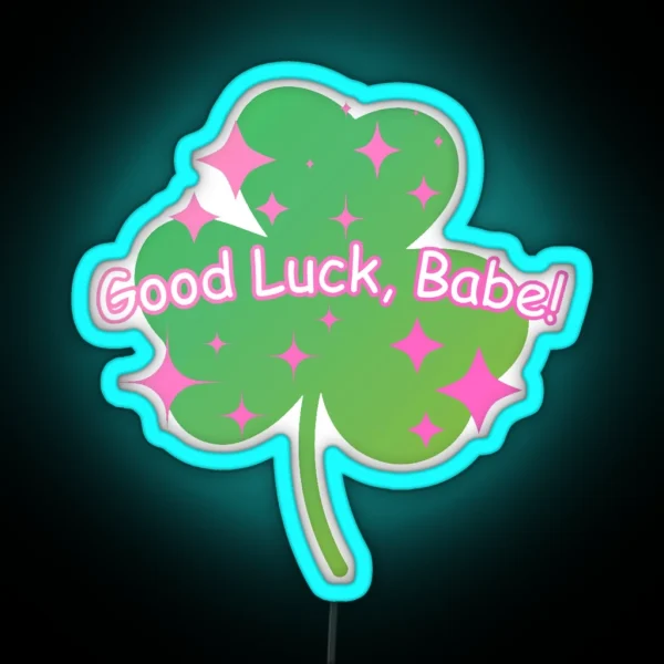 Good Luck Babe Chappell Roan Inspired RGB Neon Sign