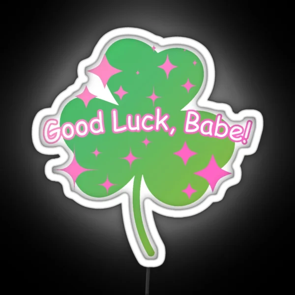 Good Luck Babe Chappell Roan Inspired RGB Neon Sign