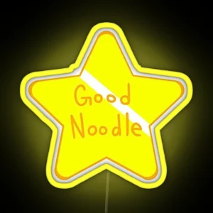 Good Noodle Award Star Spongebob Meme RGB Neon Sign