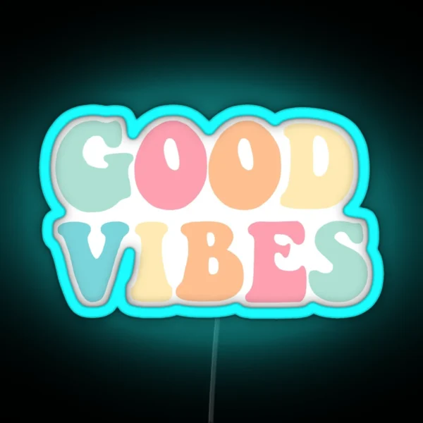 Good Vibes Led RGB Neon Sign