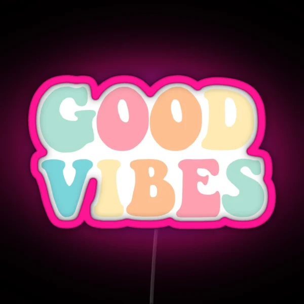 Good Vibes Led RGB Neon Sign