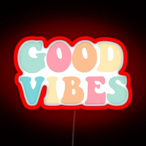 Good Vibes Led RGB Neon Sign