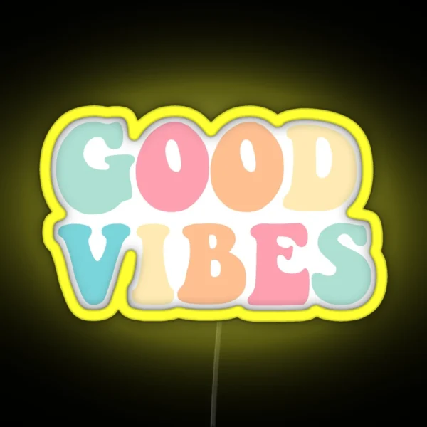 Good Vibes Led RGB Neon Sign