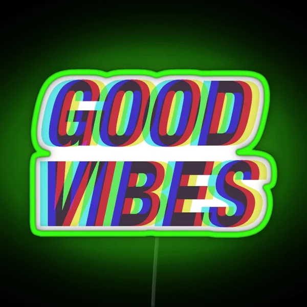 Good Vibes RGB Neon Sign