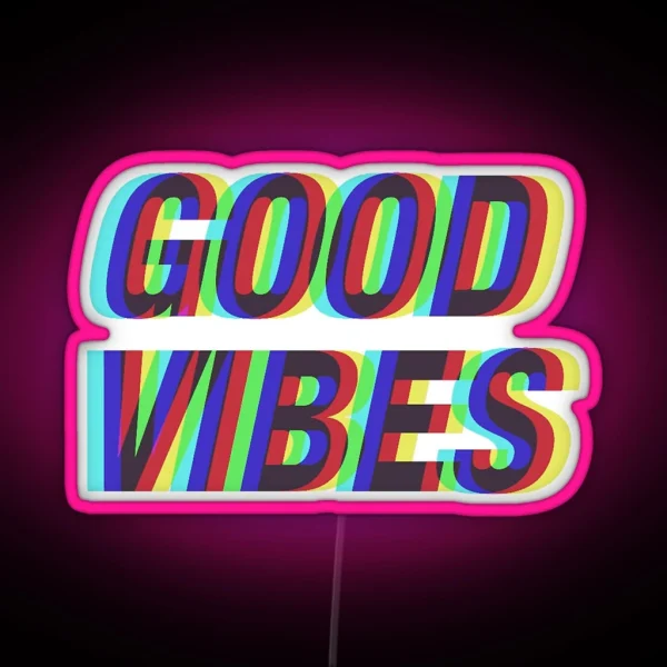 Good Vibes RGB Neon Sign