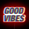 Vibrant RGB neon lighting adds positive energy to any space.