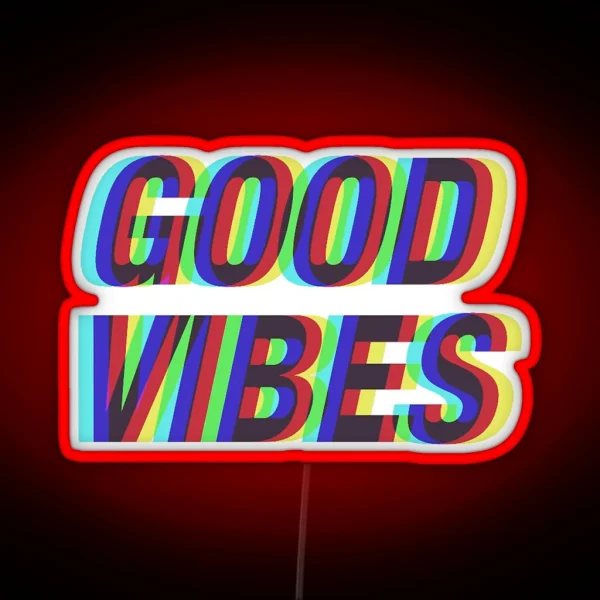 Good Vibes RGB Neon Sign