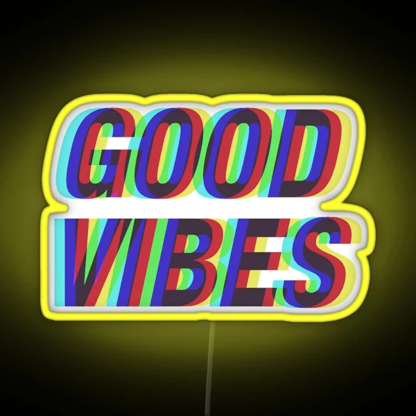 Good Vibes RGB Neon Sign