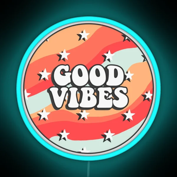 Good Vibes RGB Neon Sign