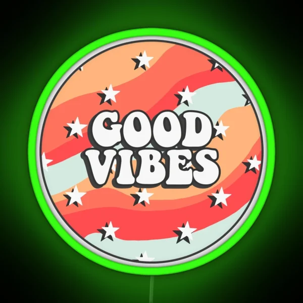 Good Vibes RGB Neon Sign