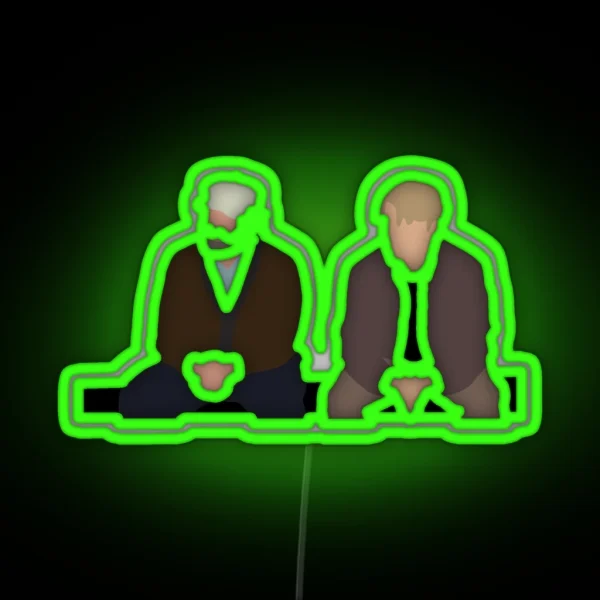 Good Will Hunting Park Bench Scene RGB Neon Sign