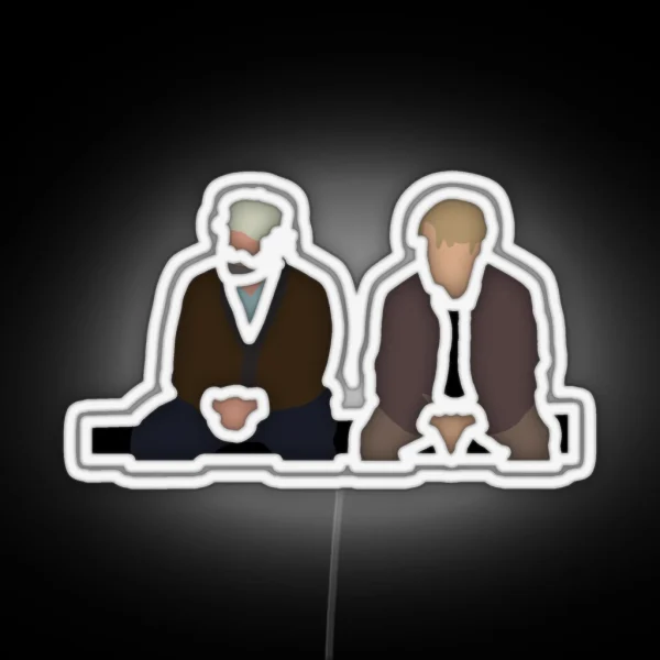 Good Will Hunting Park Bench Scene RGB Neon Sign