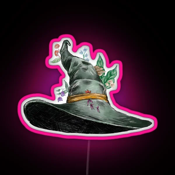 Good Witch Hat Of The Woods RGB Neon Sign