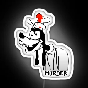 Goofy From Goofy S Murder Trial Youtube Meme Video RGB Neon Sign