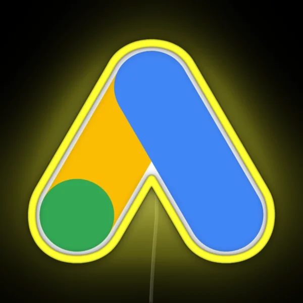 Google Ads Icon RGB Neon Sign