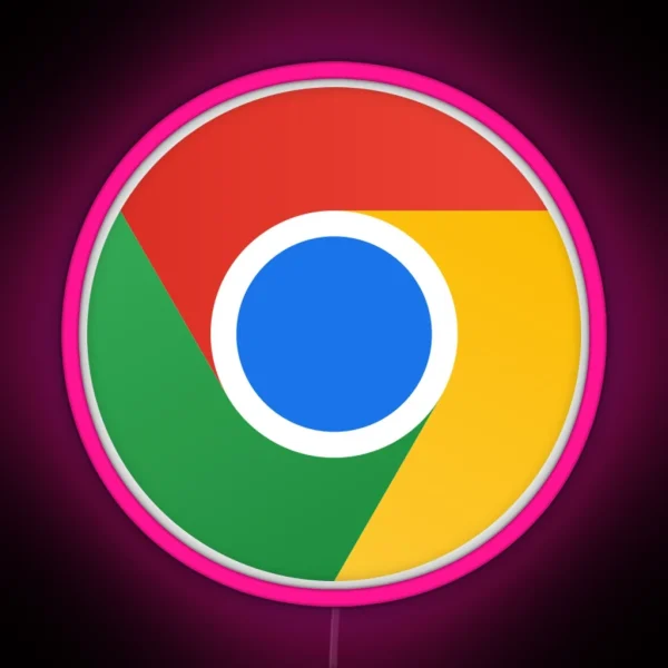 Google Chrome Browser Led RGB Neon Sign