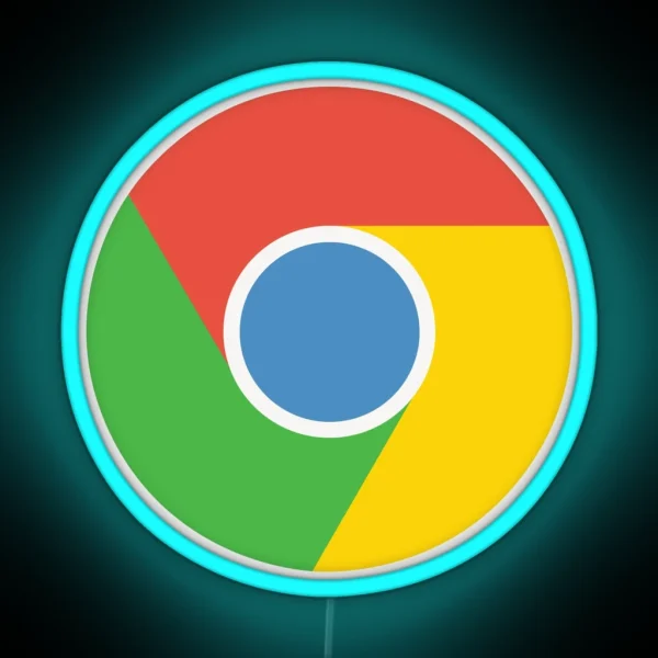 Google Chrome RGB Neon Sign