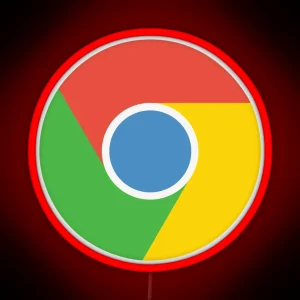 Google Chrome RGB Neon Sign