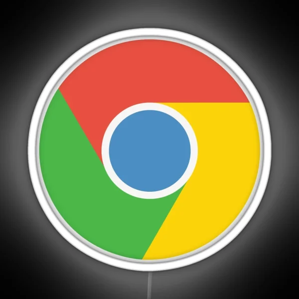 Google Chrome RGB Neon Sign