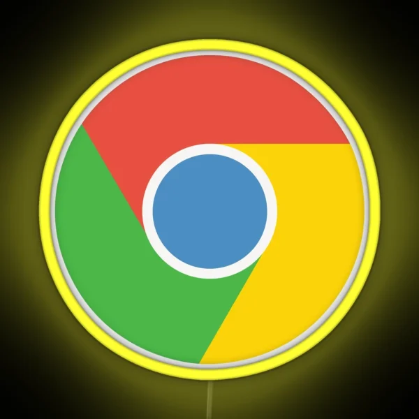 Google Chrome RGB Neon Sign
