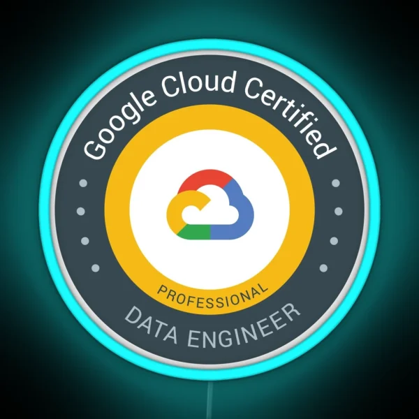 Google Cloud Certified Professional Data RGB Neon Sign