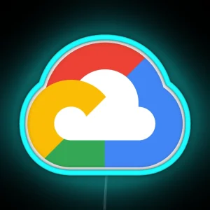 Google Cloud Logo RGB Neon Sign