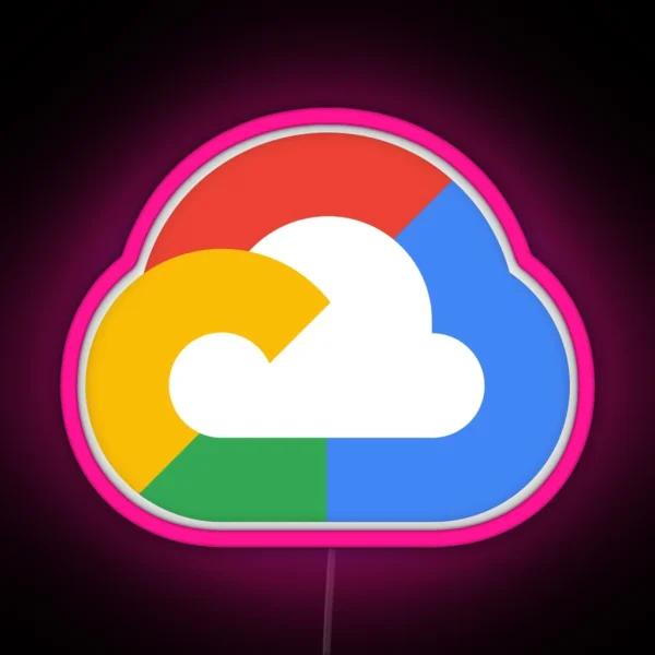 Google Cloud Logo RGB Neon Sign
