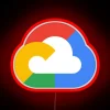 RGB LED Neon Sign featuring Official Google Cloud Logo Icon