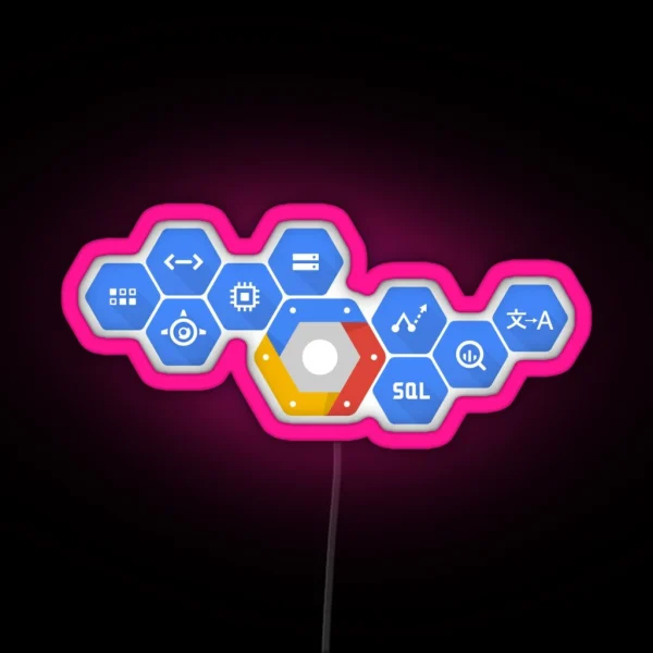 Google Cloud RGB Neon Sign