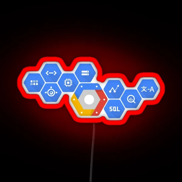 Google Cloud RGB Neon Sign