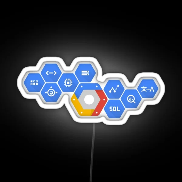 Google Cloud RGB Neon Sign