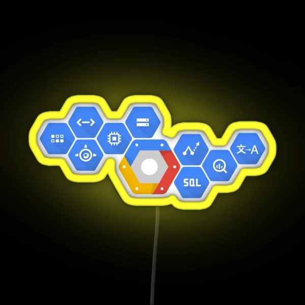 Google Cloud RGB Neon Sign