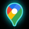 RGB Neon Sign for Home Decor, Google Maps Lover's Perfect Gift