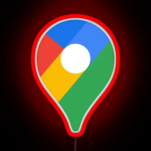 Google Maps RGB Neon Sign