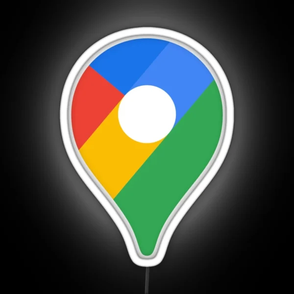 Google Maps RGB Neon Sign