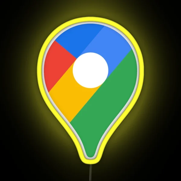 Google Maps RGB Neon Sign