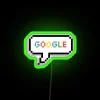 Vibrant Google RGB Neon Sign Adds Modern Decorative Ambiance Instantly