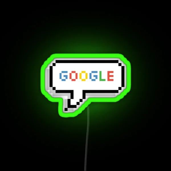 Google RGB Neon Sign